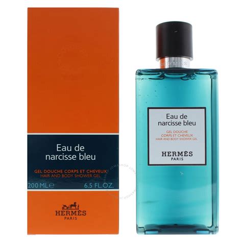 hermes paris eau de narcisse bleu shower gel|Eau de narcisse bleu Hair and body shower gel .